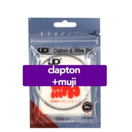 UD Clapton Coil Draht &amp; Muji 3m 26/32 Gauge