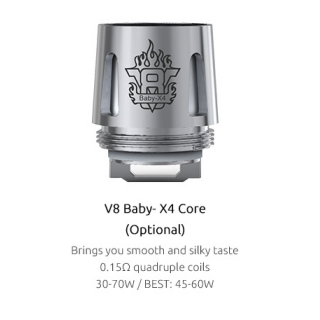 SMOK TFv8 Baby Coils - Verdampfereinheiten V8-X4