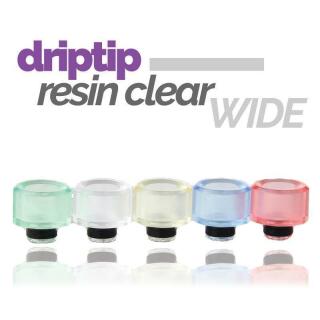 Drip Tip - "Resin Clear" Gelb