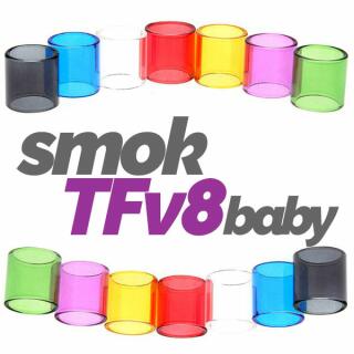 Smok TFv8 Baby Glastank Ersatzglas Rot